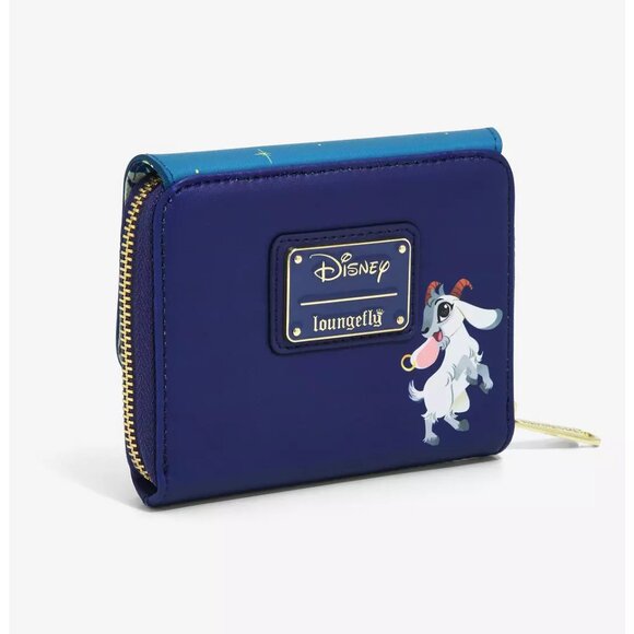 Loungefly Disney The Hunchback of Notre Dame Esmeralda & Djali Floral Zip Wallet - Picture 3 of 4